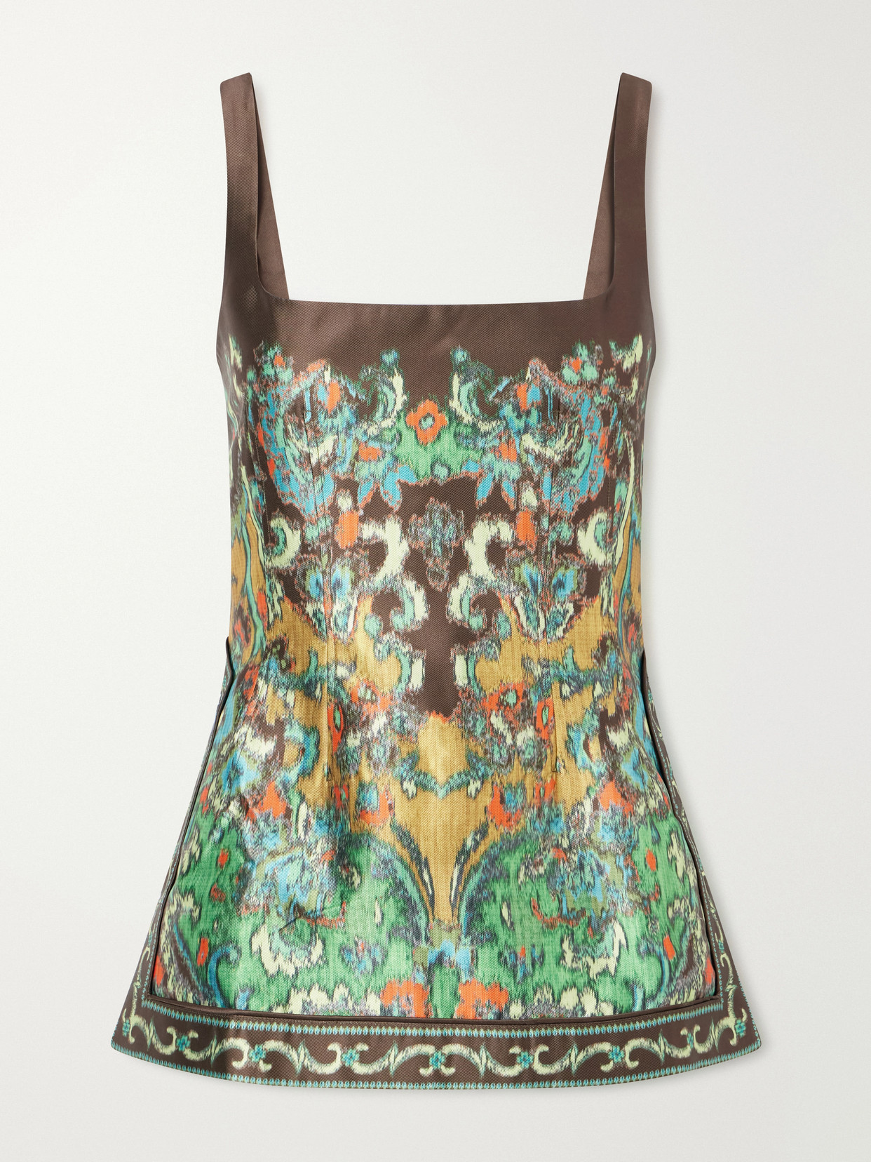 Alémais - Charlotte Printed Satin-Twill Blouse