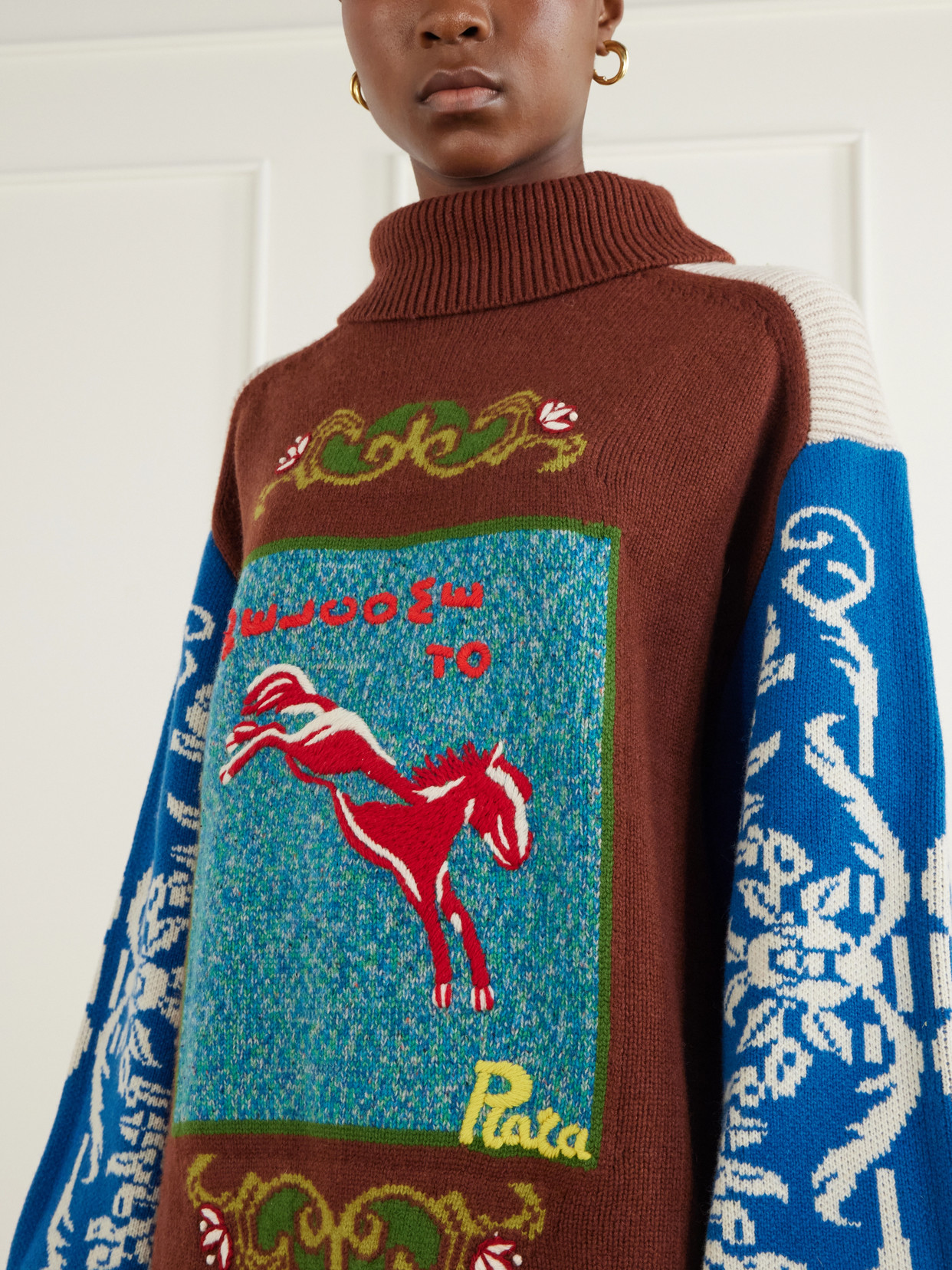 Alémais - Lasso Embroidered Merino Sweater