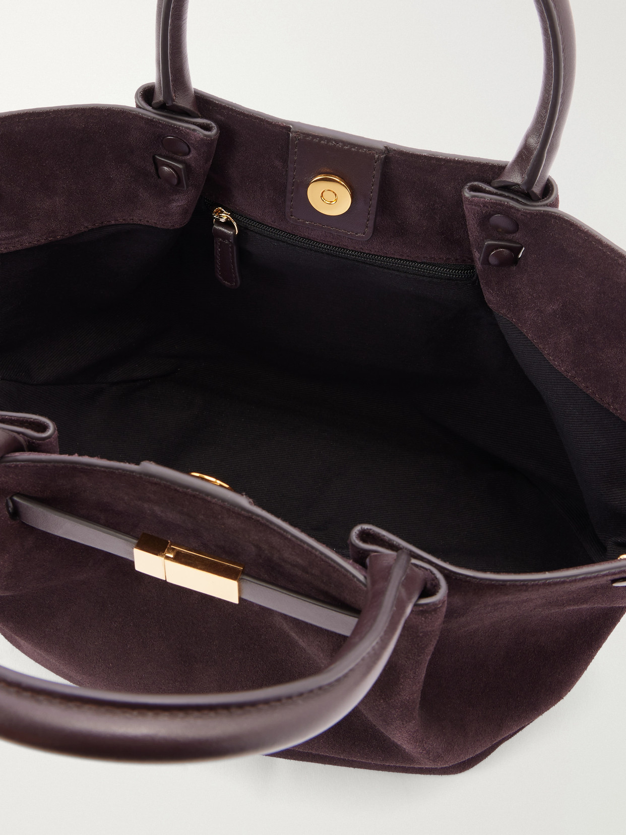 The Midi New York Midi Suede Tote
