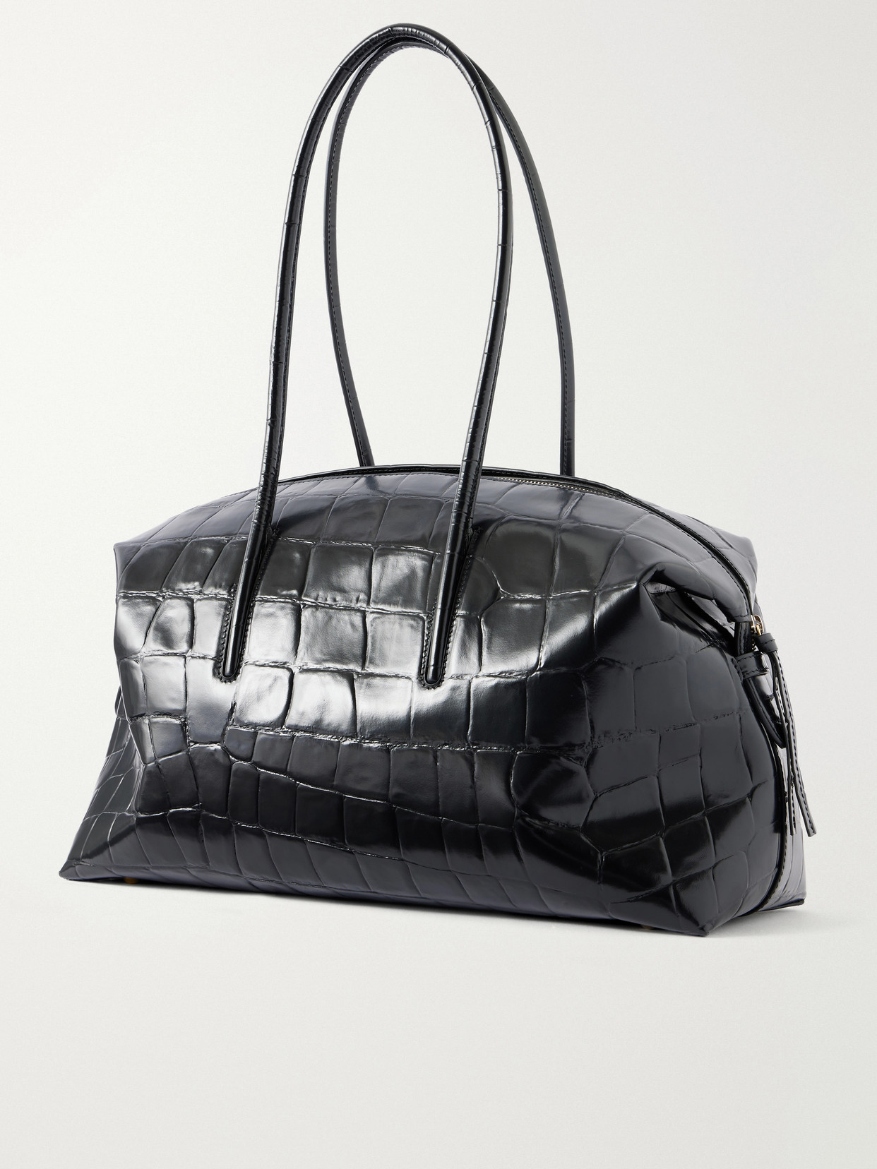 The Stockholm Crocodile-Effect Shoulder Bag