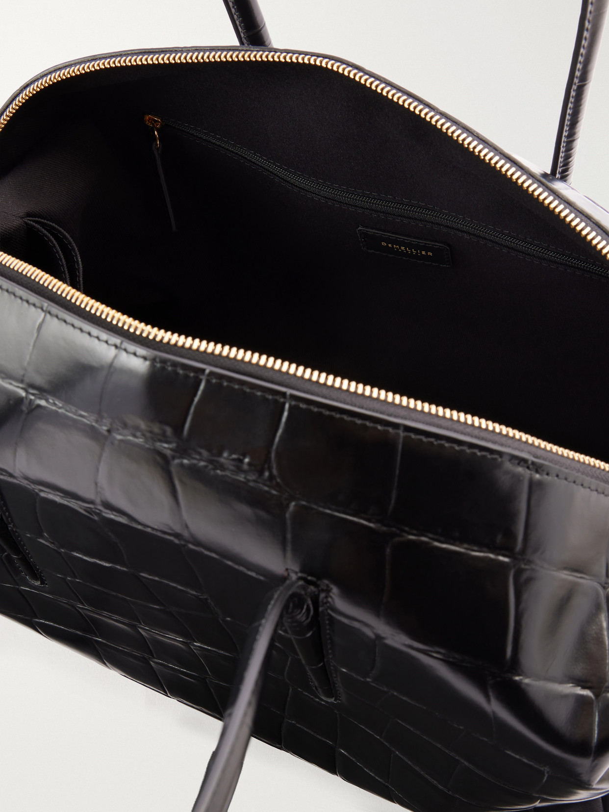 The Stockholm Crocodile-Effect Shoulder Bag