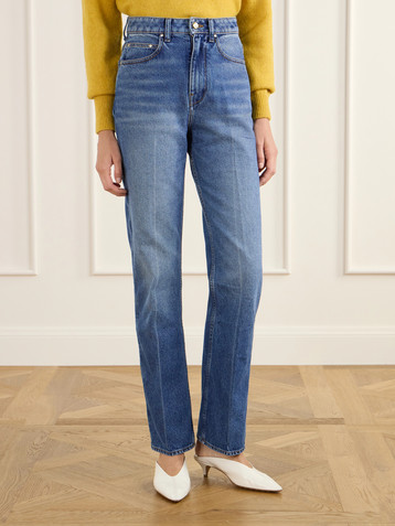 OSSOU Noon high-rise straight-leg jeans