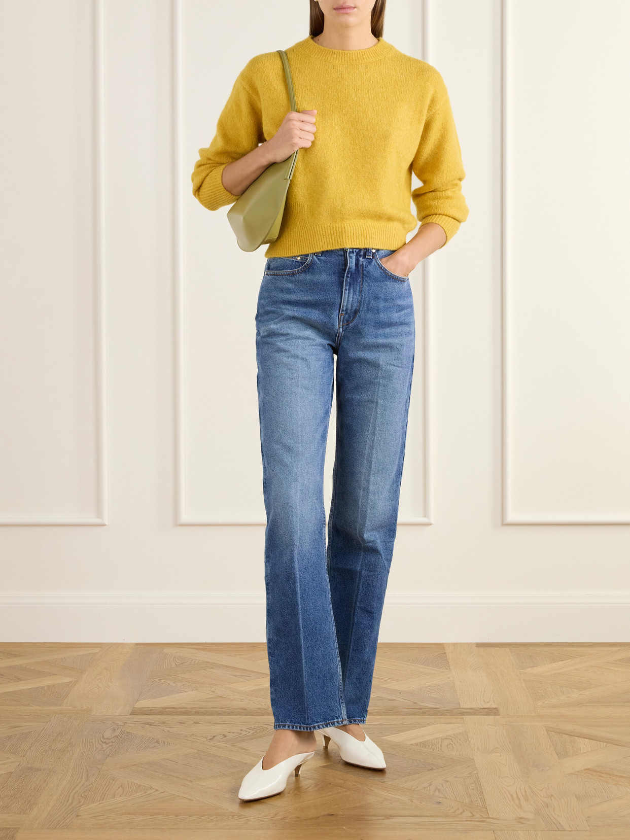 Noon High-Rise Straight-Leg Jeans