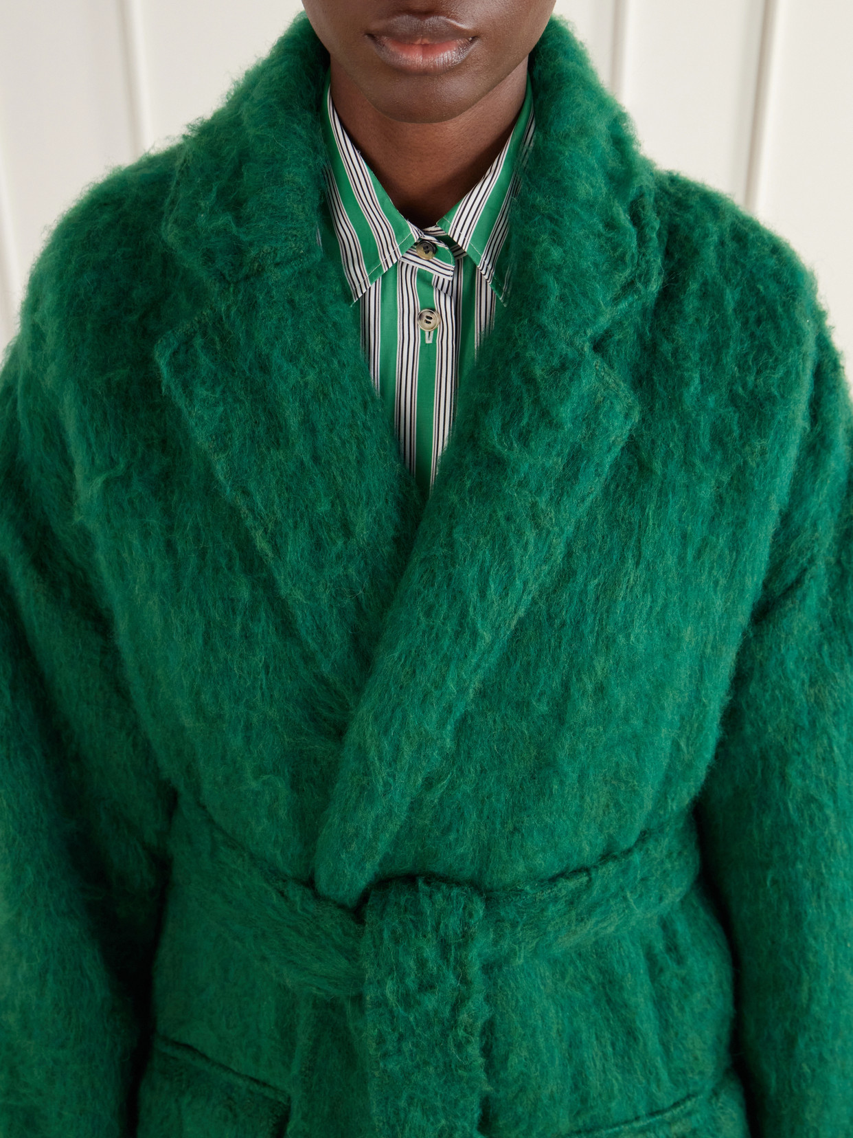 The Blanket Brushed Woven Coat