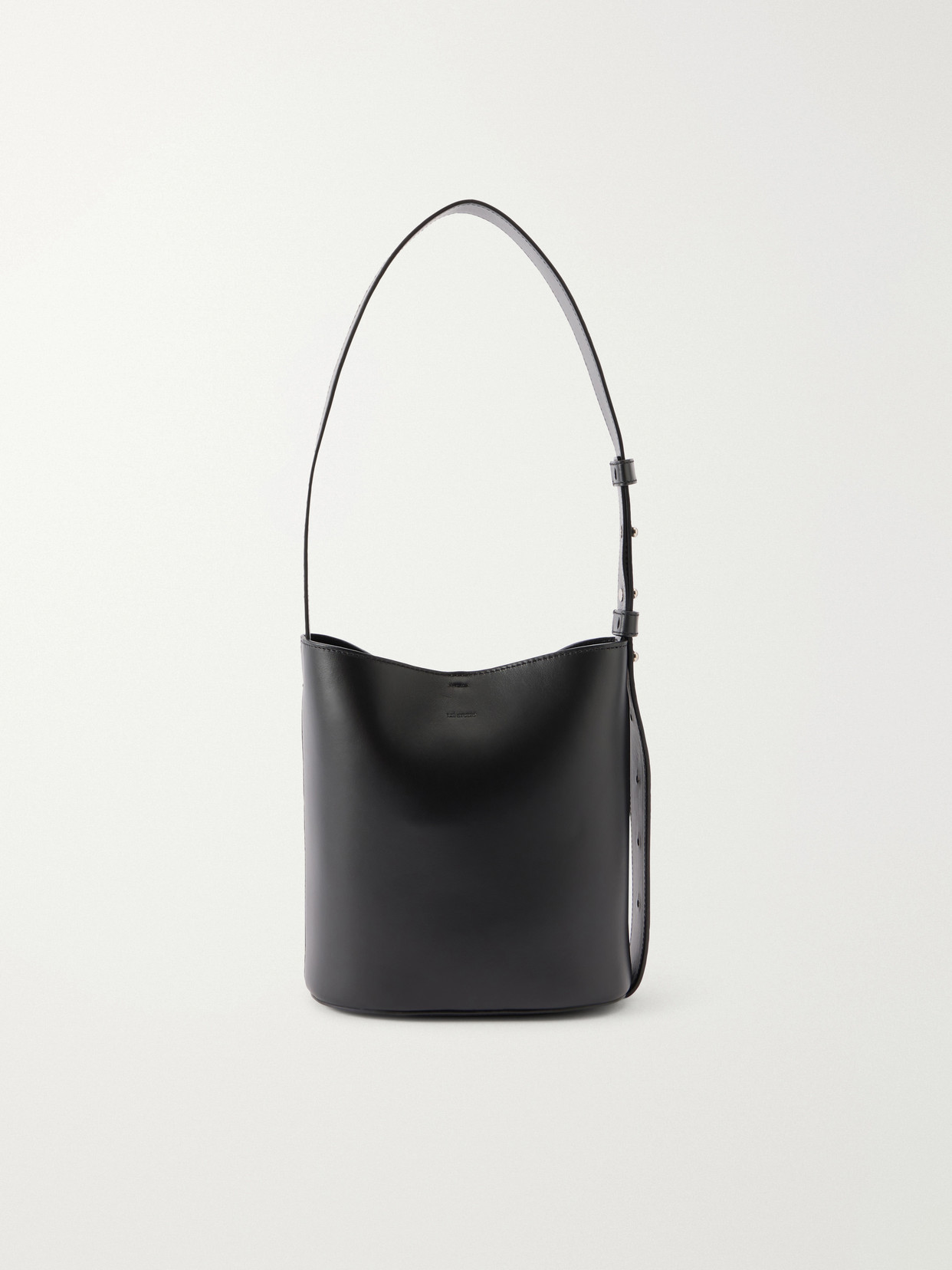 Lie Studio Paula Leather Tote In Black