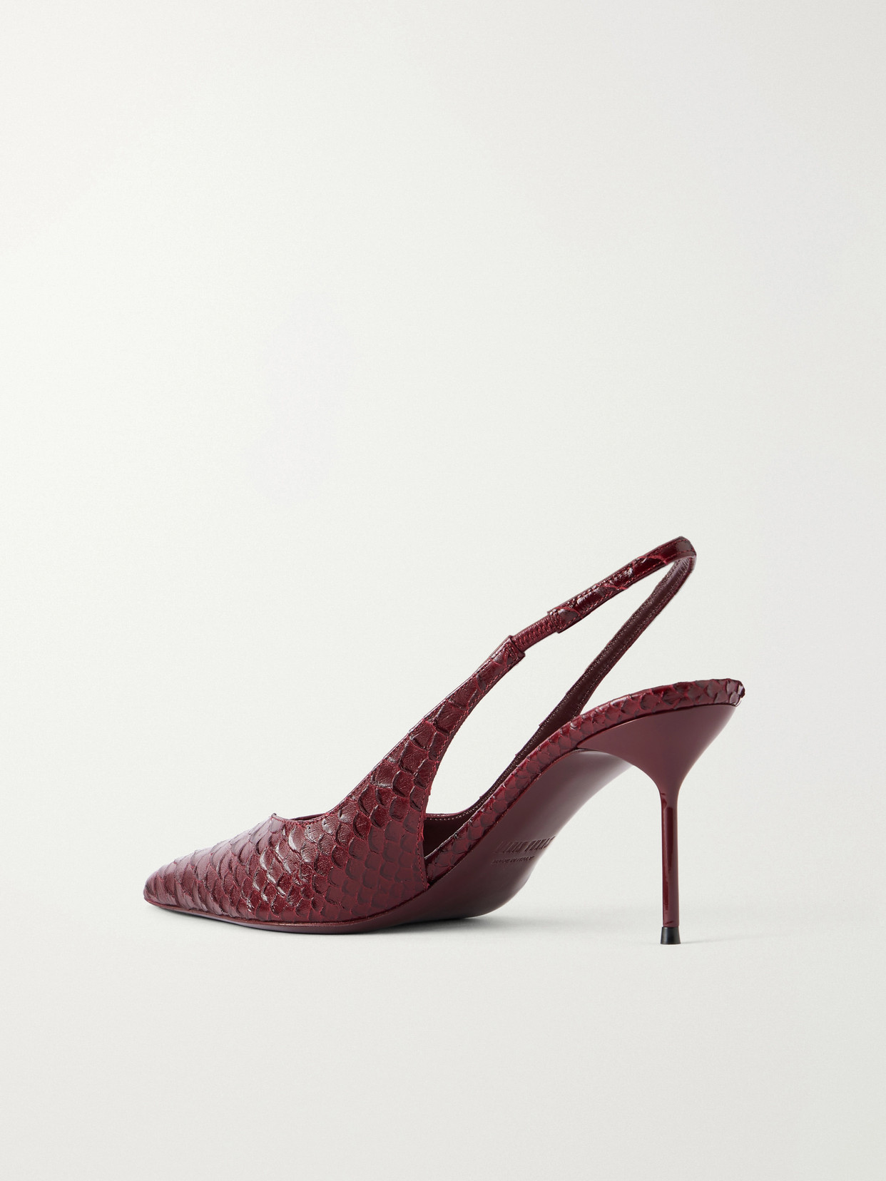 Lidia 70 Snake-Effect Slingback