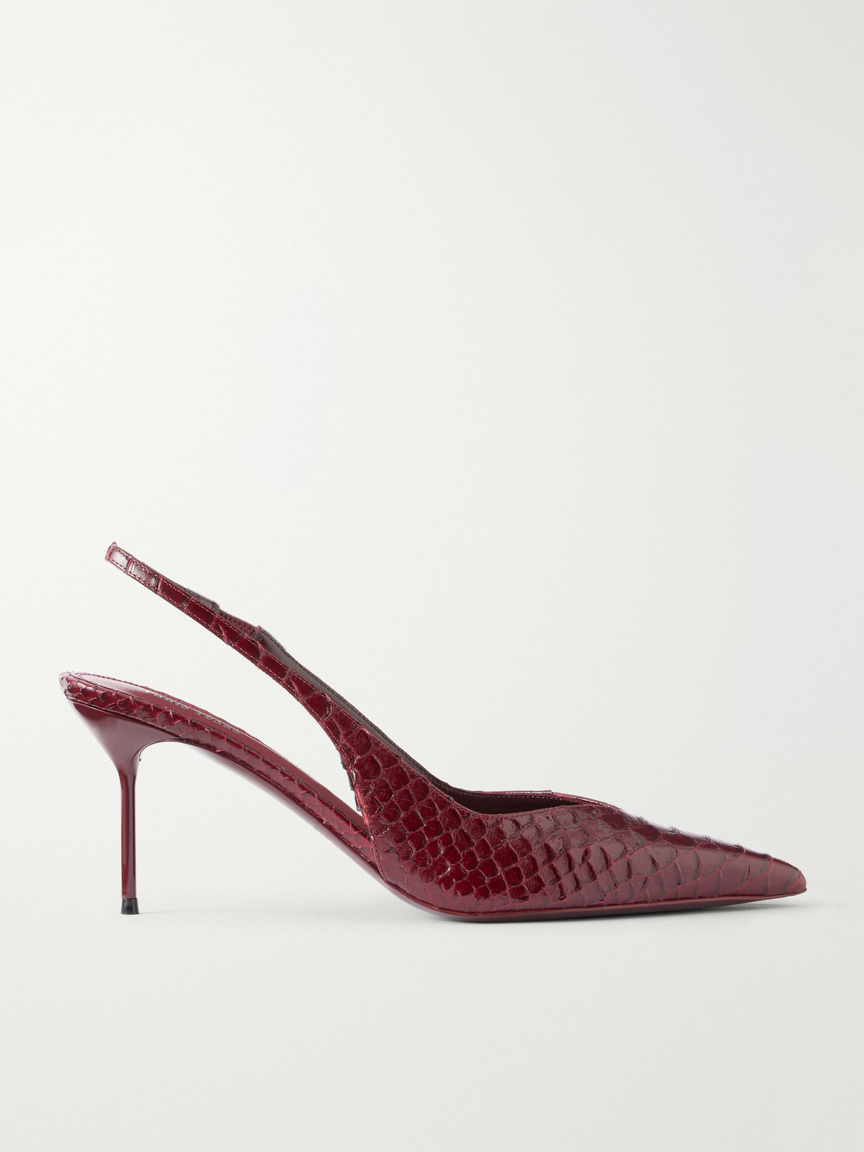 Lidia 70 Snake-Effect Slingback