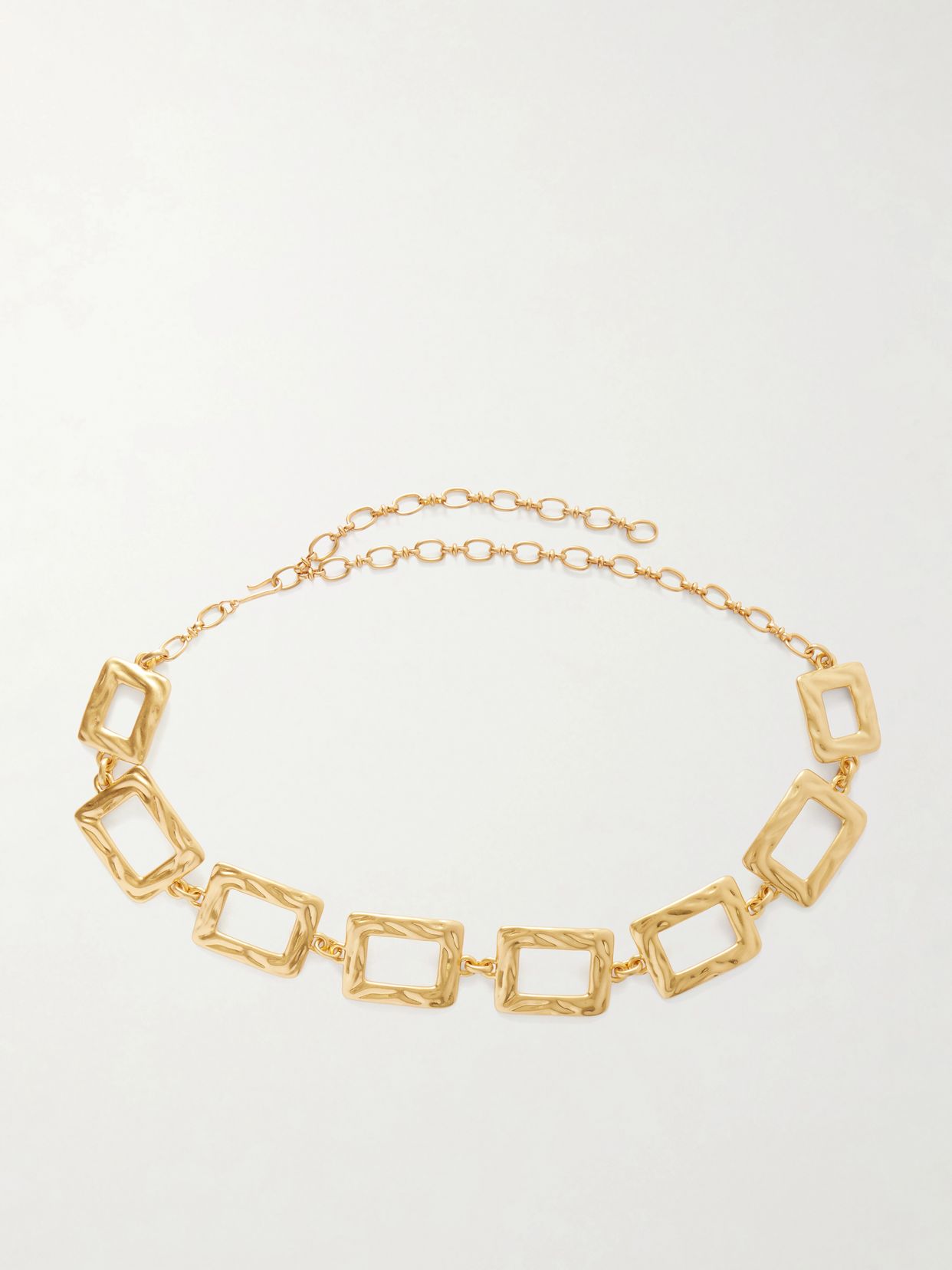 alight gold tone chain belt