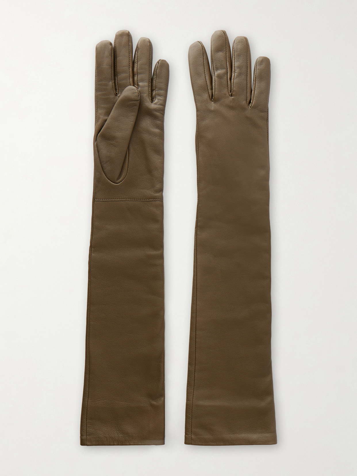 Zimmermann Leather Gloves In Green