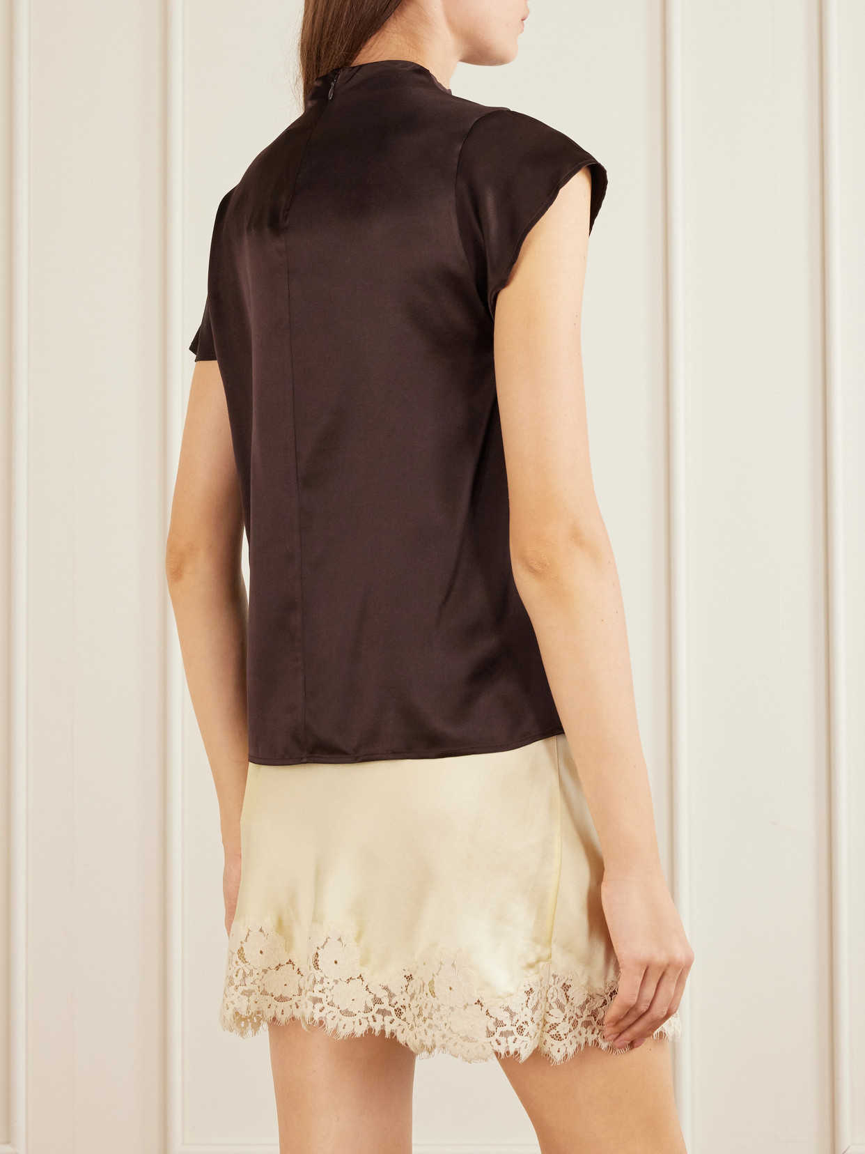 Davina Silk-Blend Top