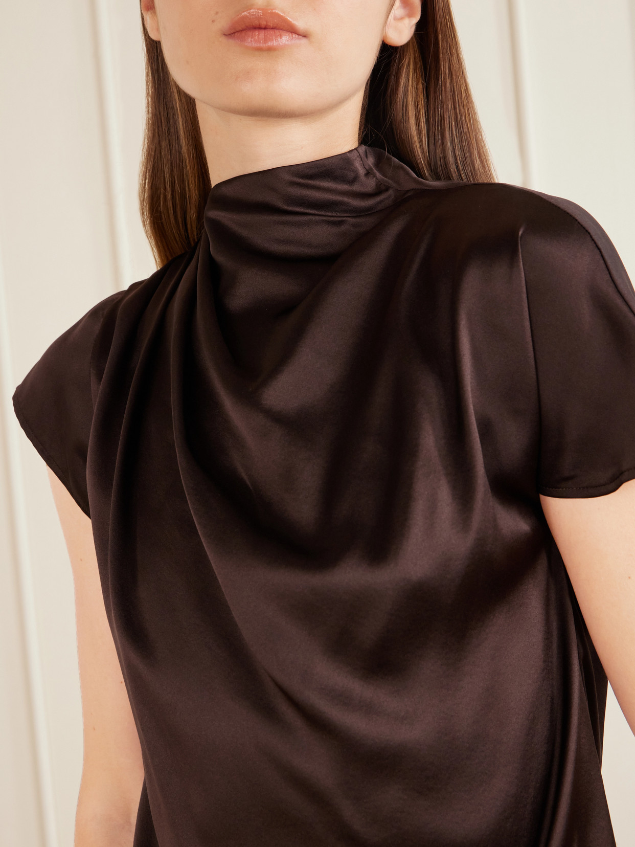 Davina Silk-Blend Top