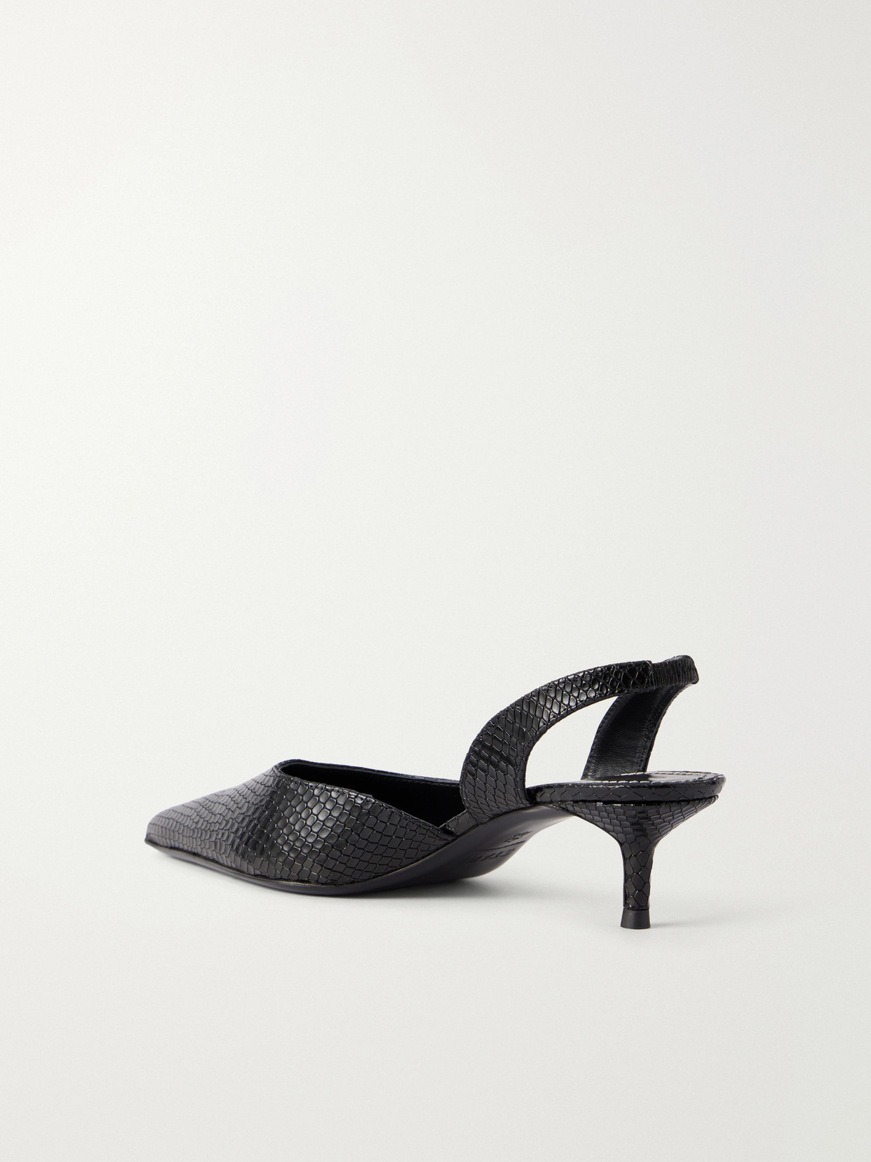 Sebastian Snake-Effect Pumps