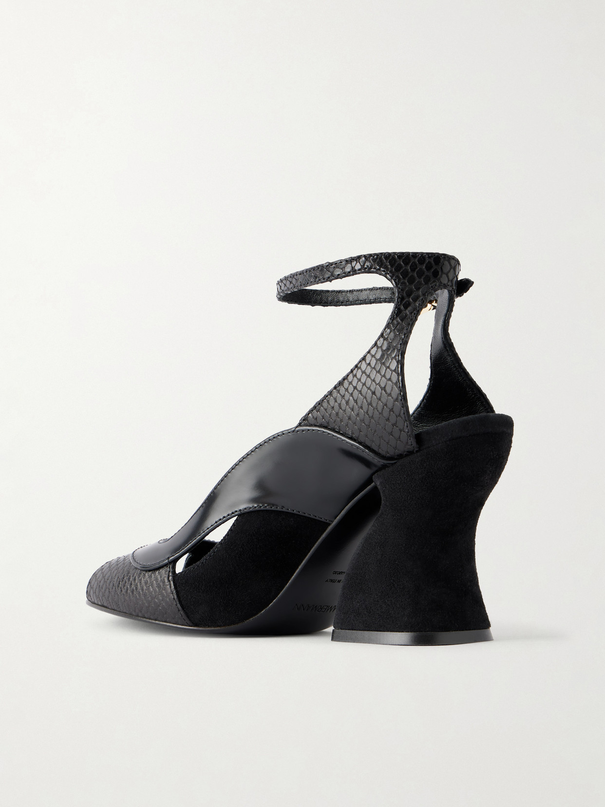 Marvi 75 Suede, Snake-Effect And Smooth Sandals