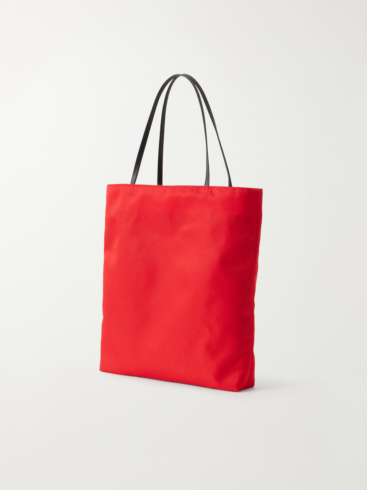 Thea Leather-Trimmed Nylon Tote Bag