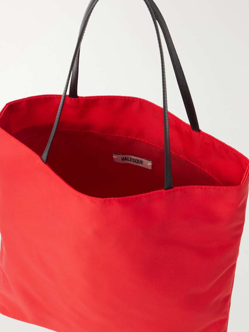 Valesque Thea Leather-trimmed Nylon Tote Bag | Thumbnail 6