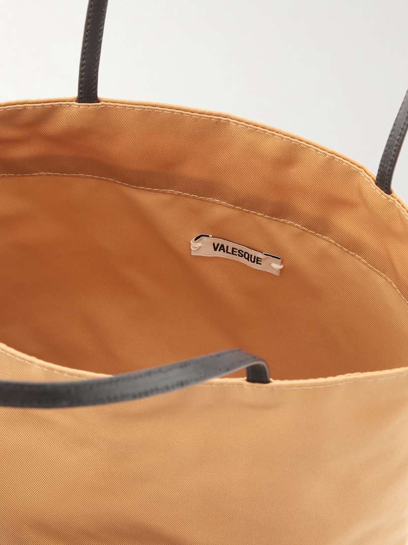 Valesque Thea Leather-trimmed Satin-shell Tote | Thumbnail 6