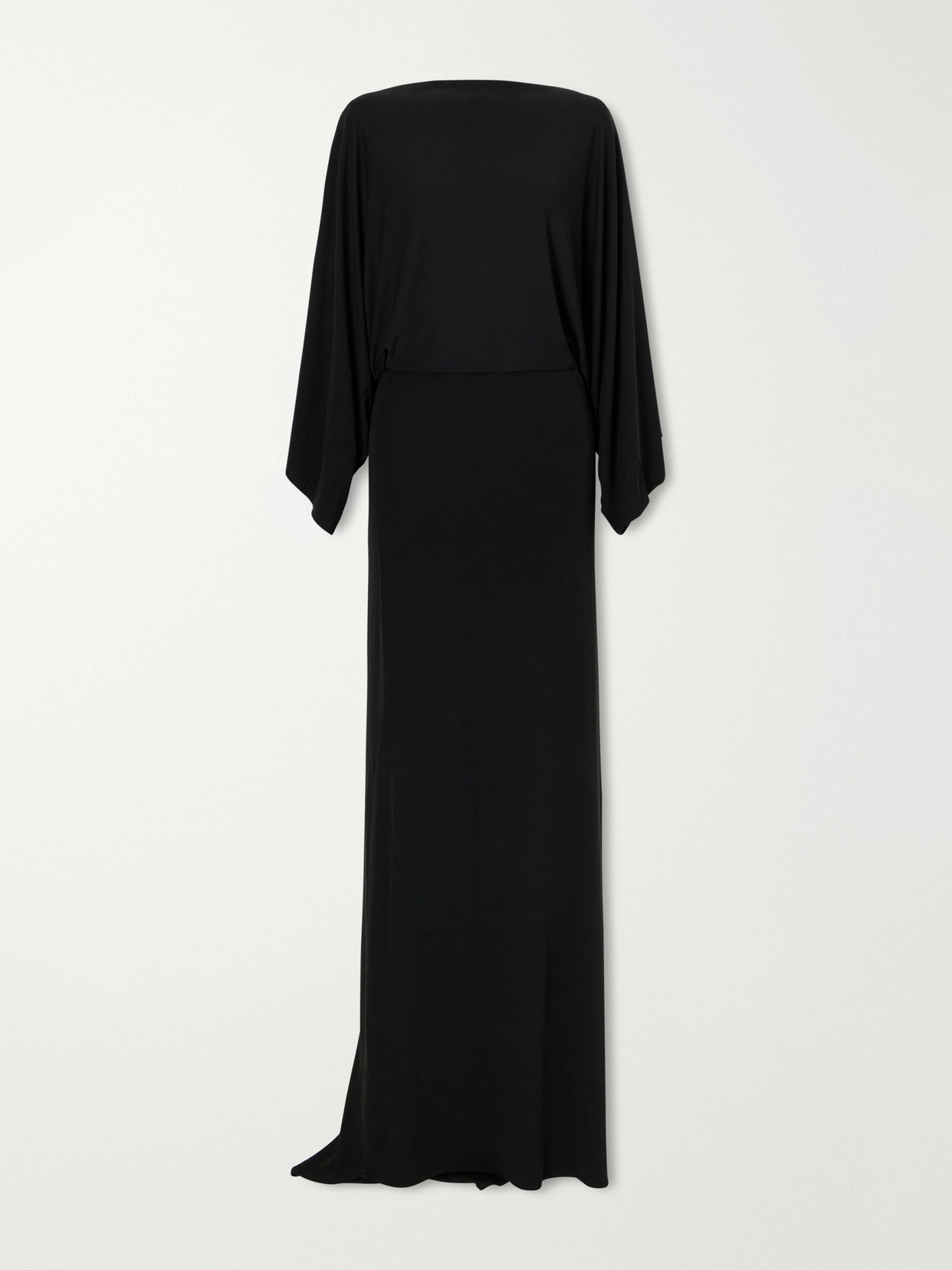 Cult Gaia Pallana Bead-embellished Open-back Stretch-jersey Maxi Dress In Black