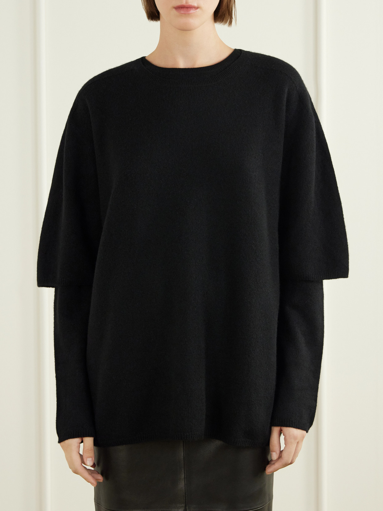 Cobain Layered Cashmere Sweater
