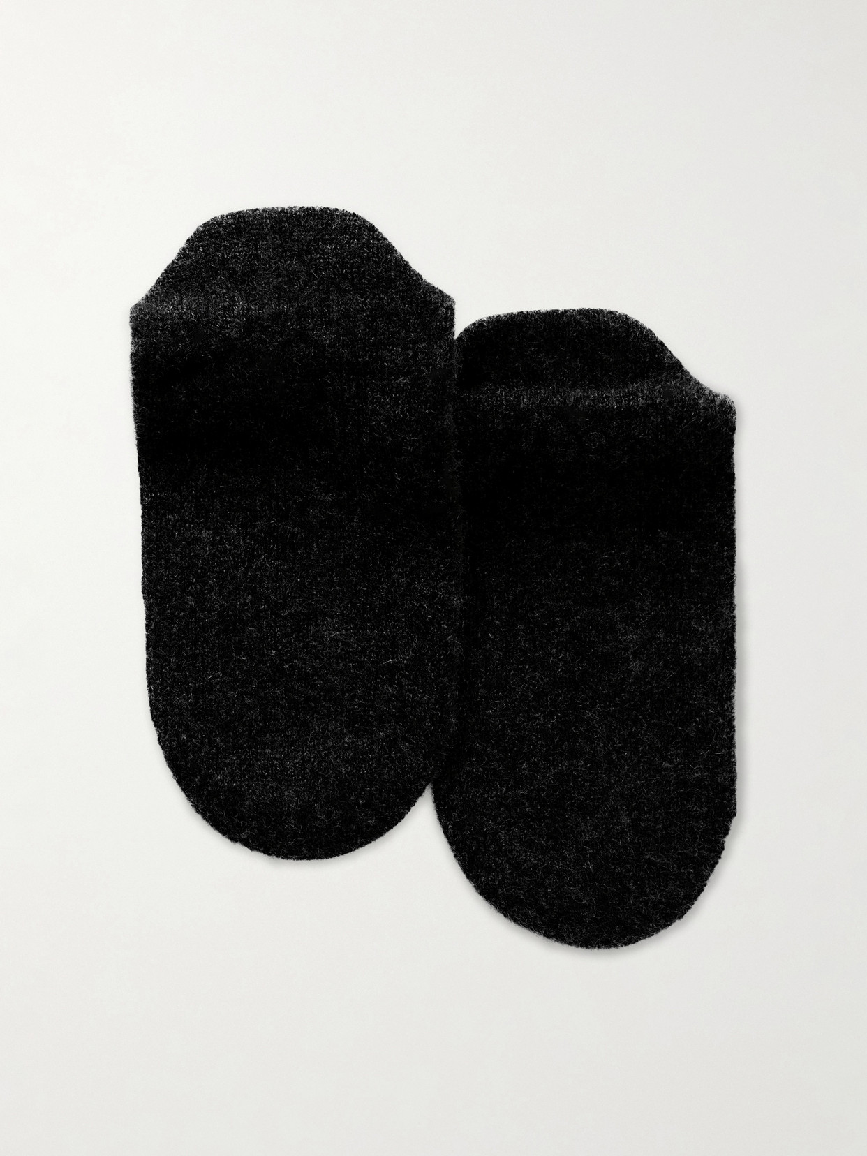 Nour Hammour Whit Wool And Cashmere-blend Tights In Black