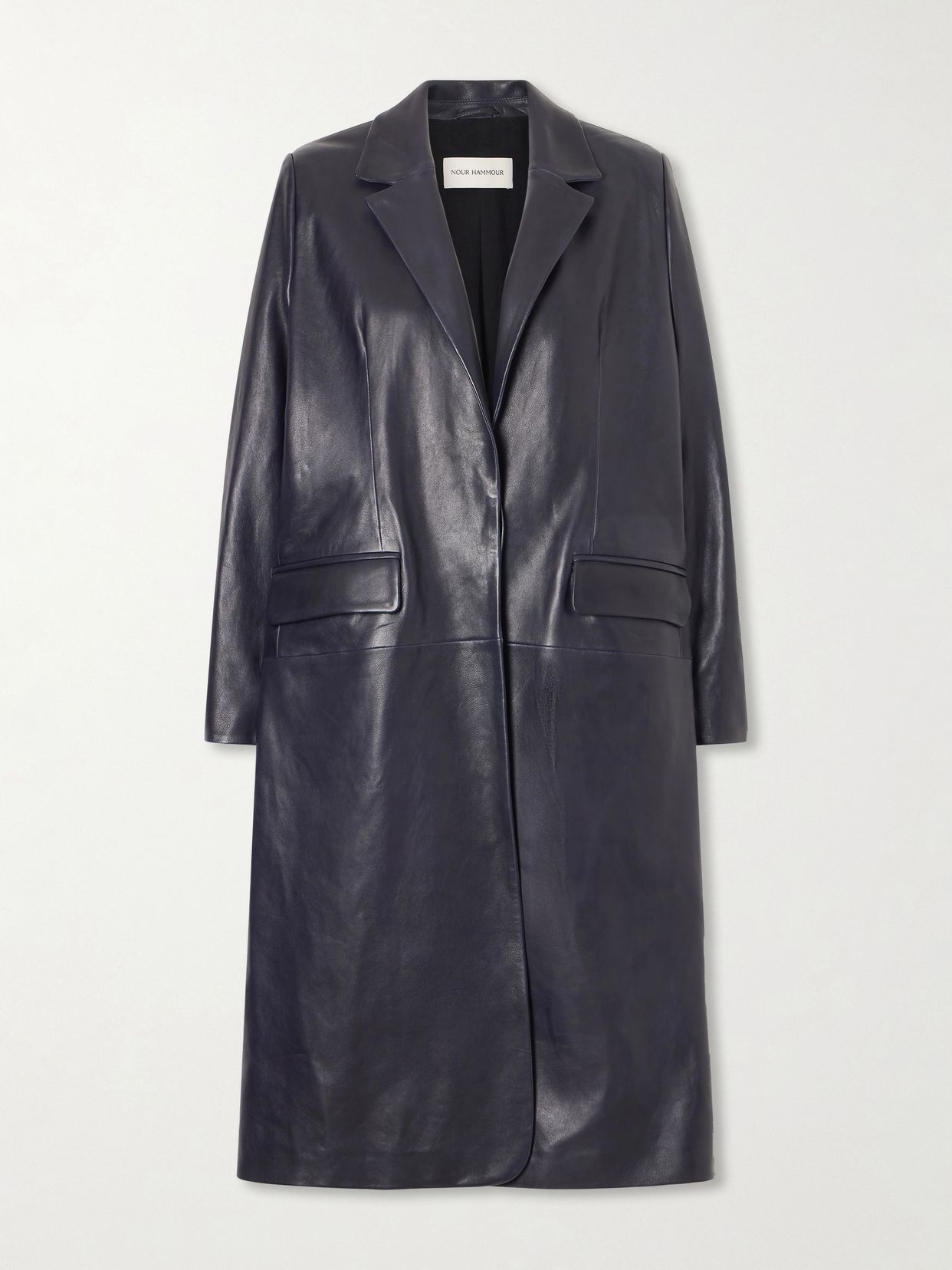 Isaline Leather Coat