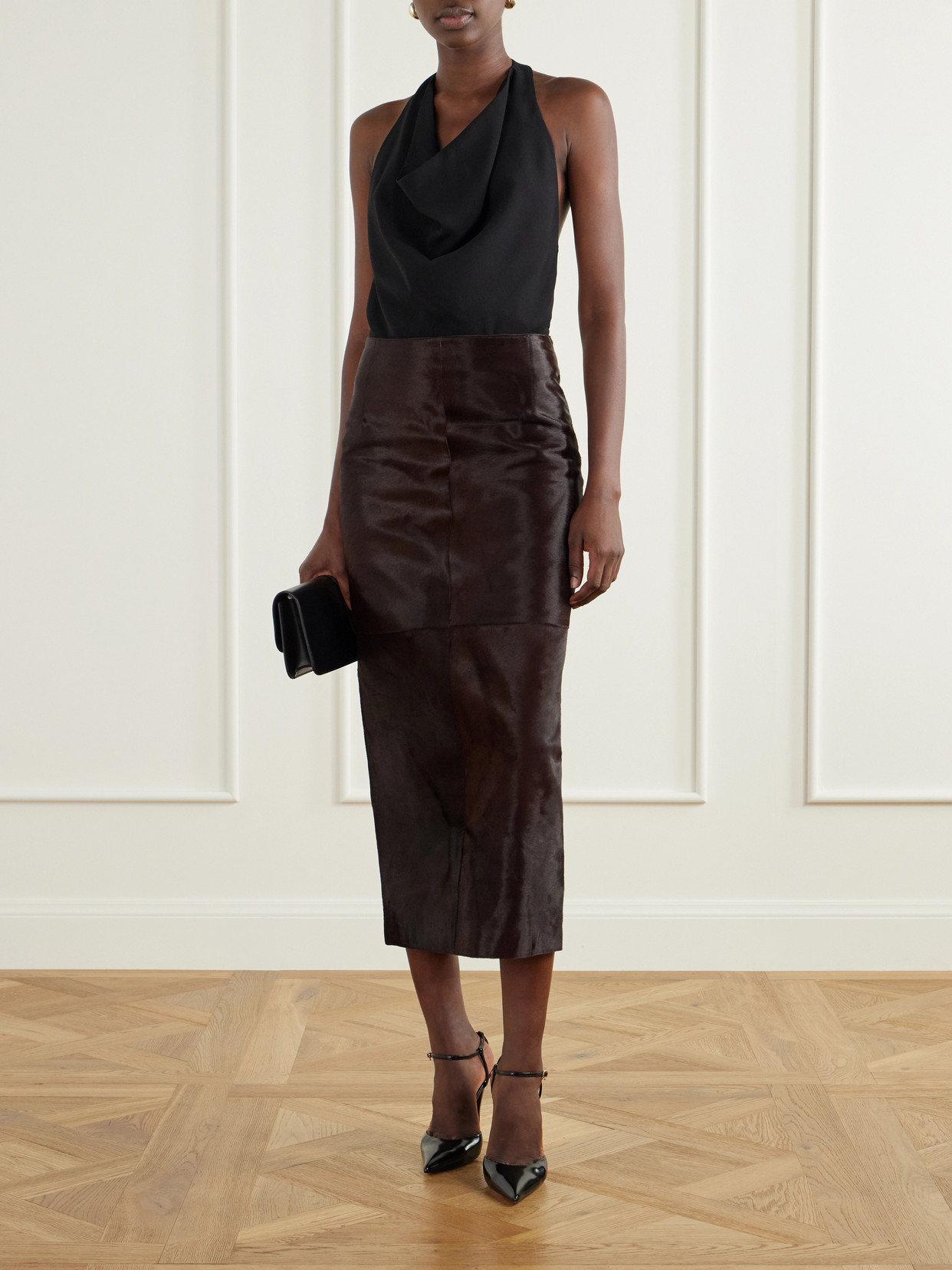 Elyse Paneled Midi