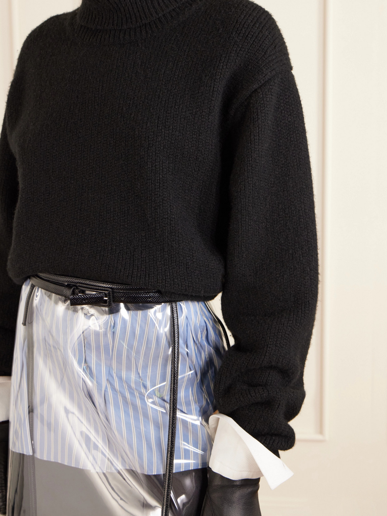 Wool, Cashmere And Mohair-Blend Turtleneck Sweater