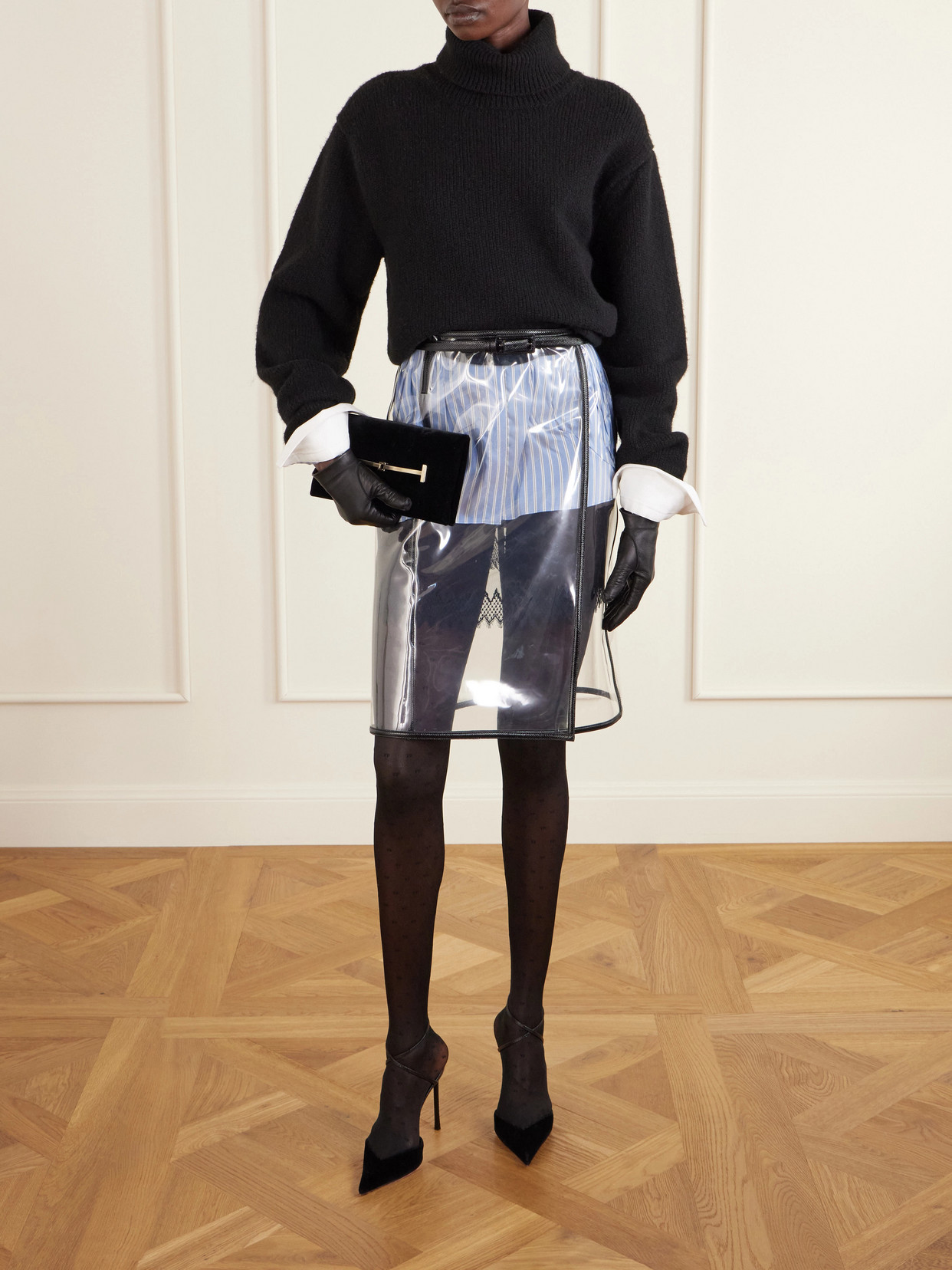 Wool, Cashmere And Mohair-Blend Turtleneck Sweater