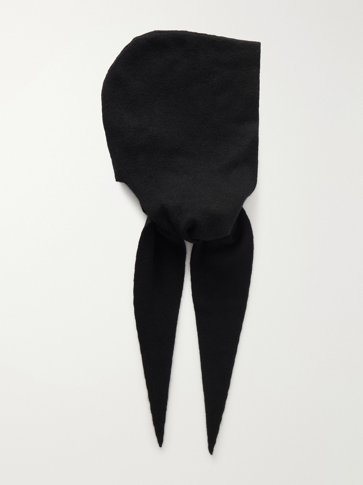 Nour Hammour Niale Cashmere Head Scarf In Black