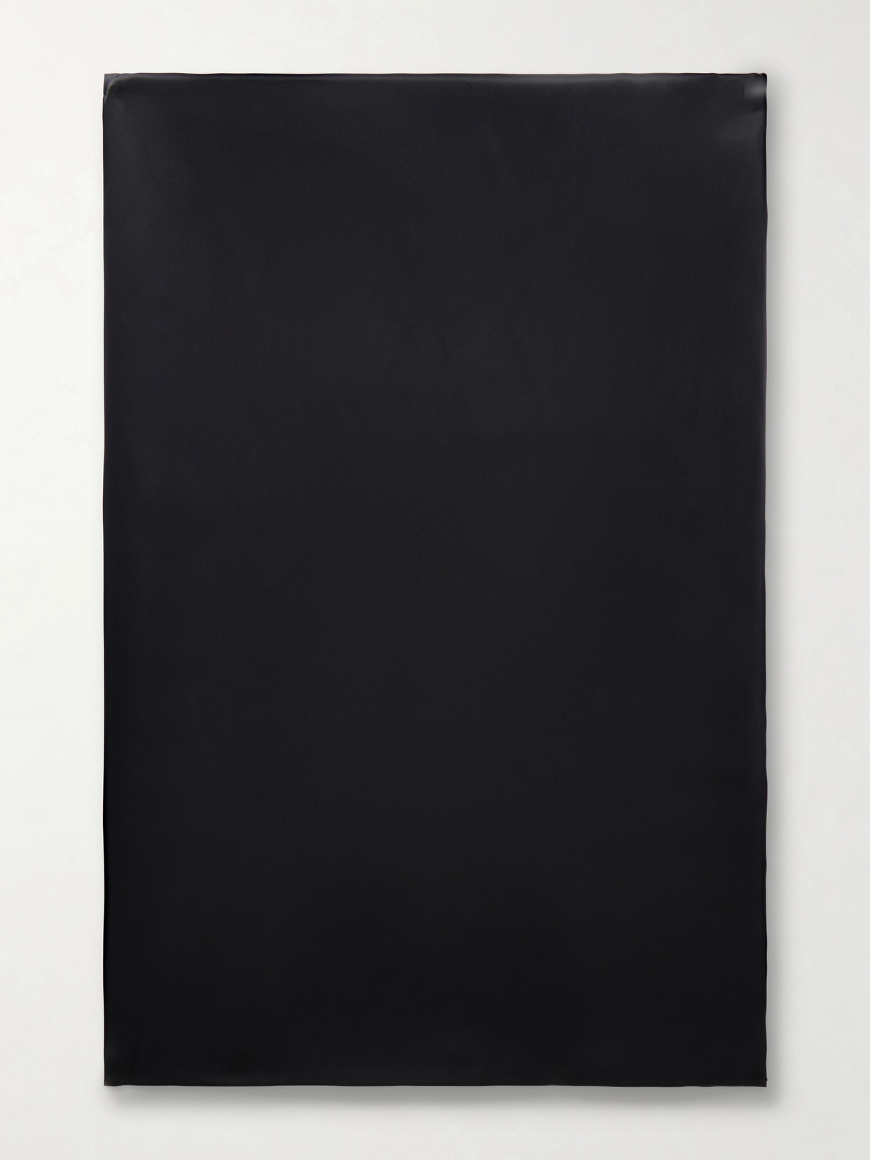 Nour Hammour Esra Silk-satin Scarf In Black