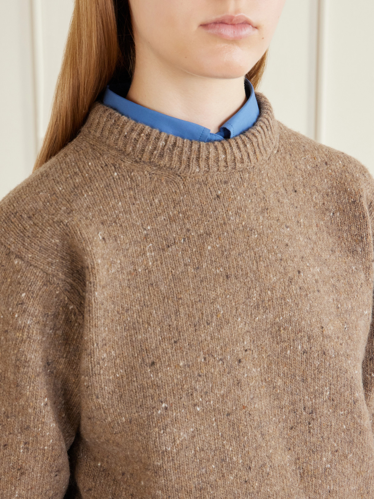 Rohe Mélange Wool-blend Sweater In Unknown