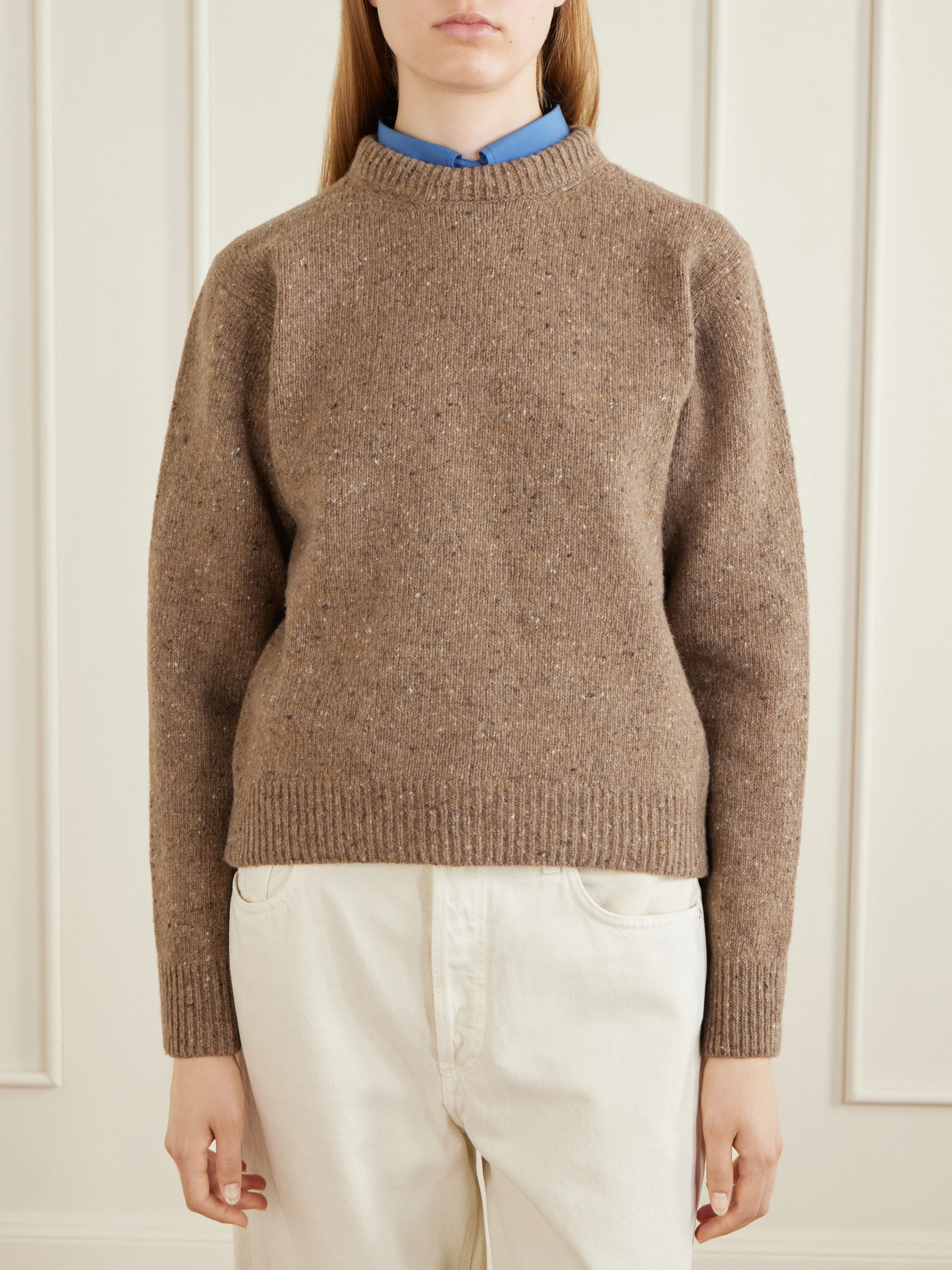Rohe Mélange Wool-blend Sweater In Unknown