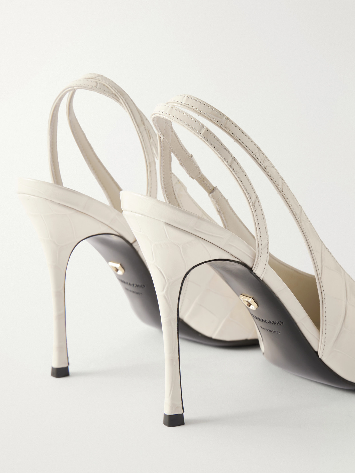 Cressy 95 Croc-Effect Slingback