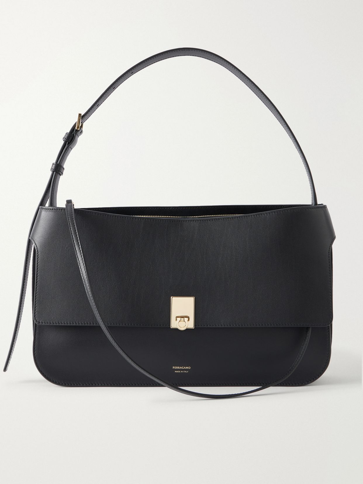 Cara leather shoulder bag