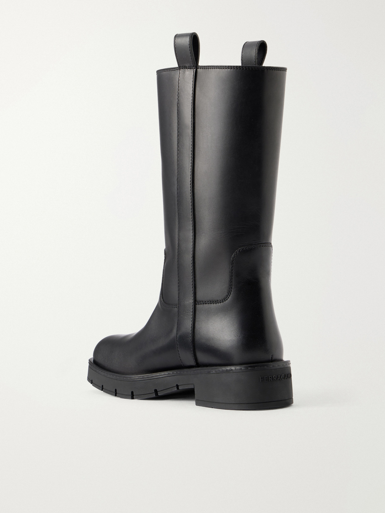 Nyves Leather Knee Boots