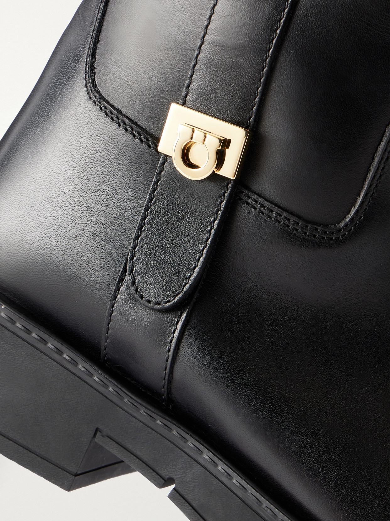 Nyves Leather Knee Boots
