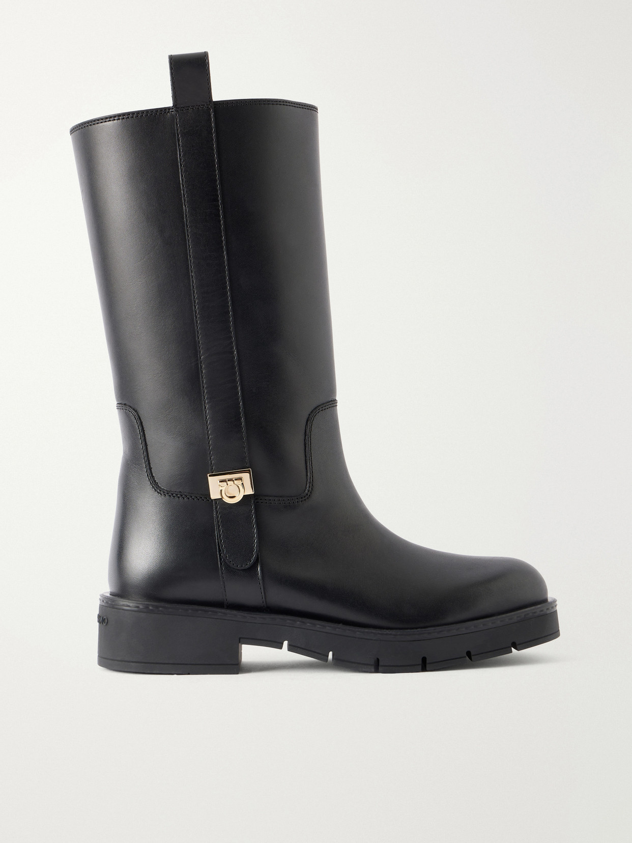 Nyves Leather Knee Boots