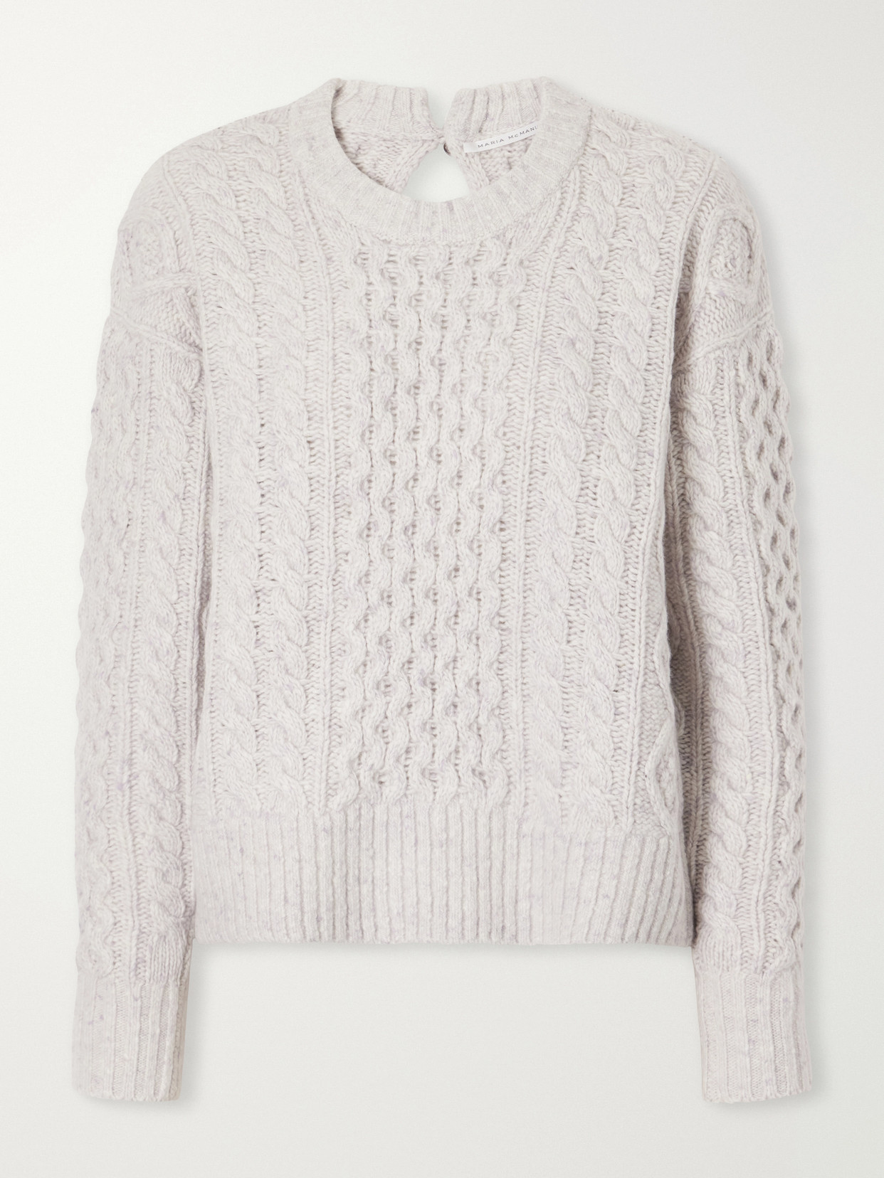 Cable-Knit Wool And Cashmere-Blend Sweater