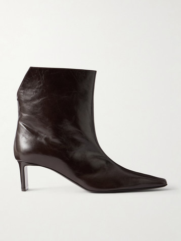 JIMMY CHOO - Frankie 85 croc-effect leather ankle boots | Plush