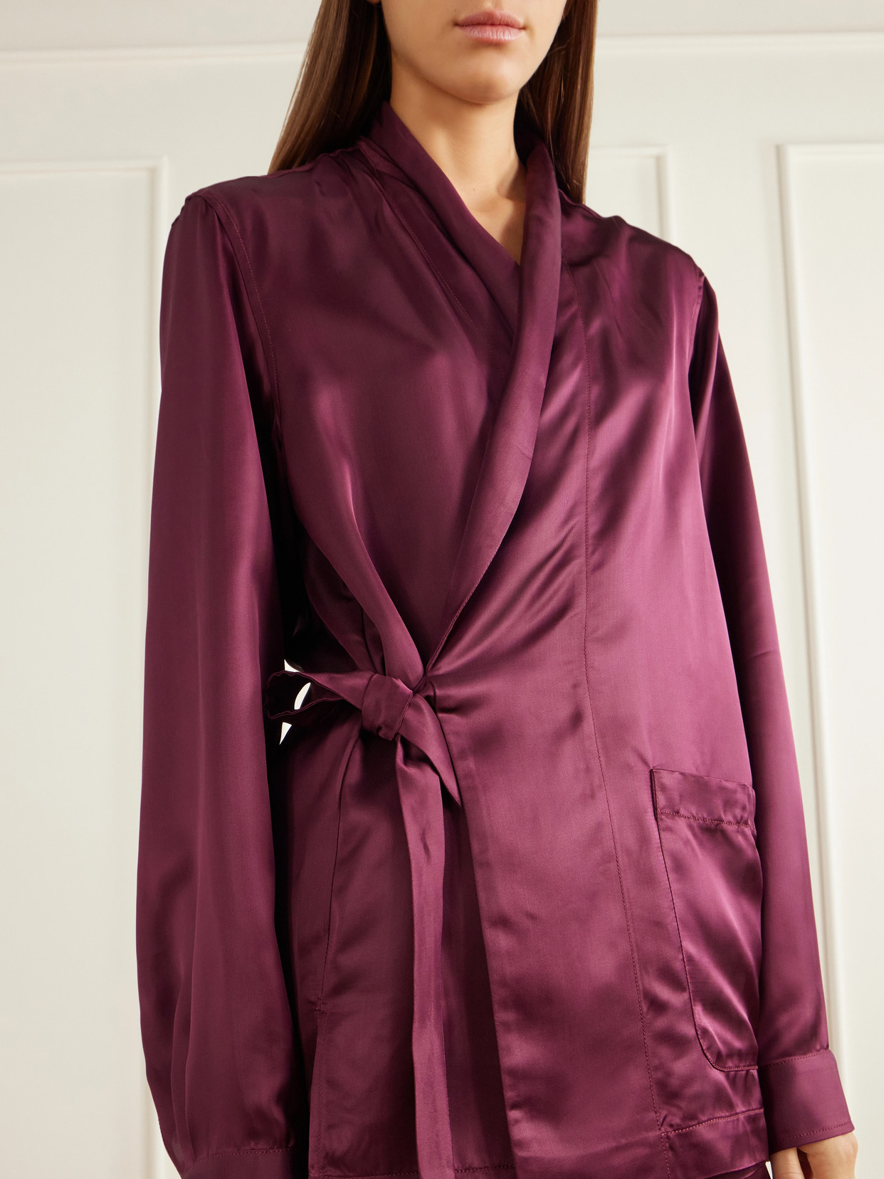 Tie-Detailed Jacket