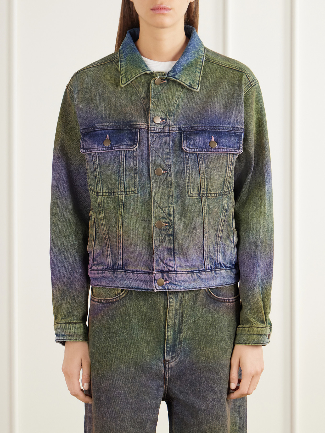 Ombré Denim Jacket