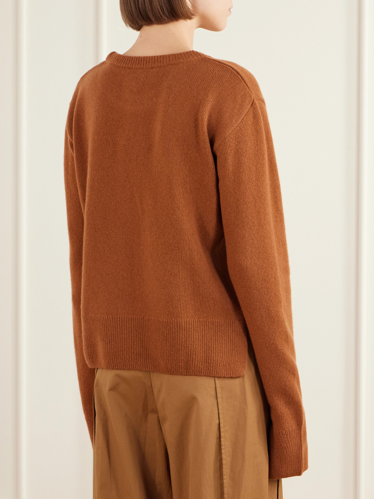 Sanderlak Wool Sweater In Brown