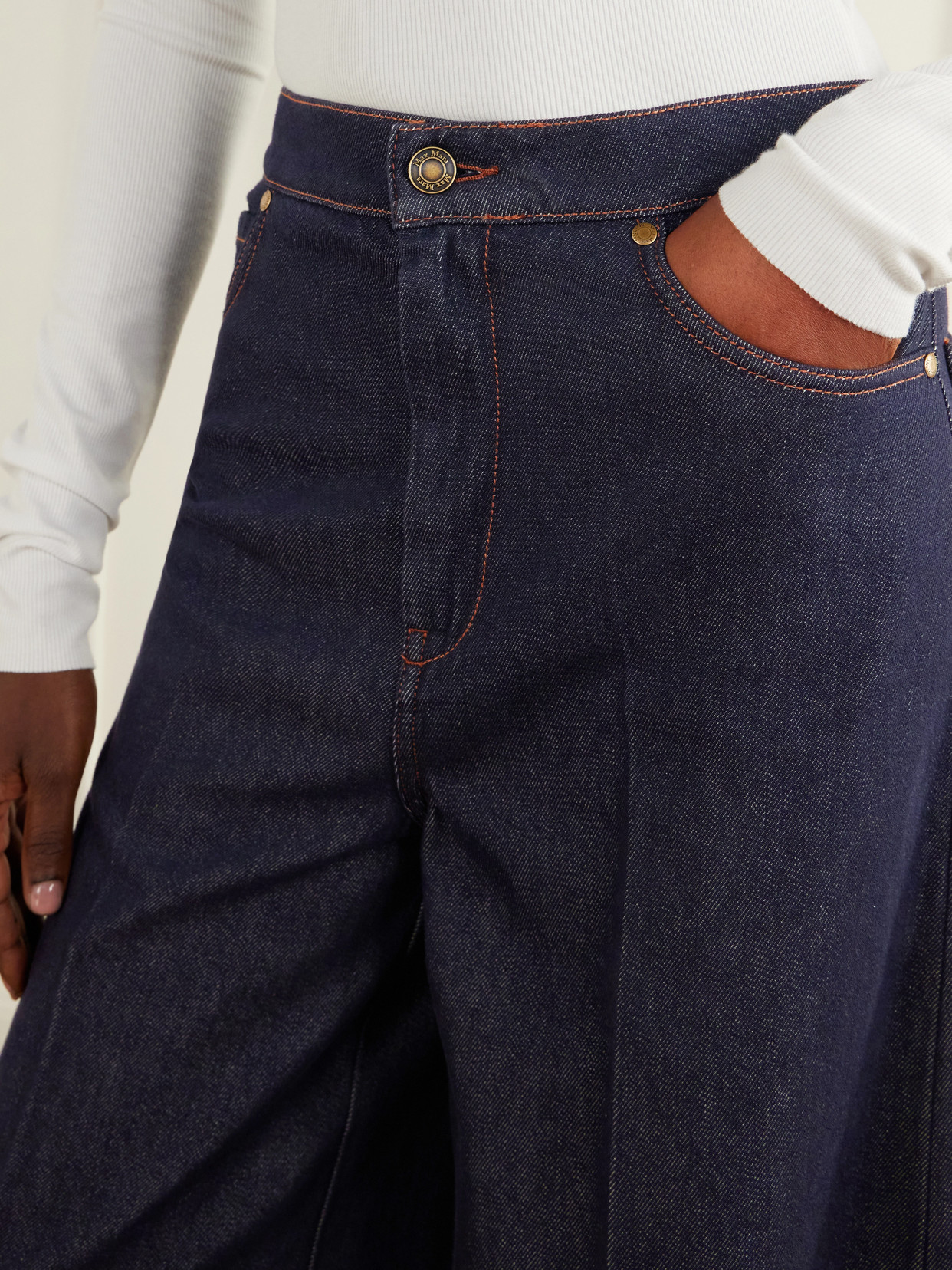 Quatto Mid-Rise Wide- Leg