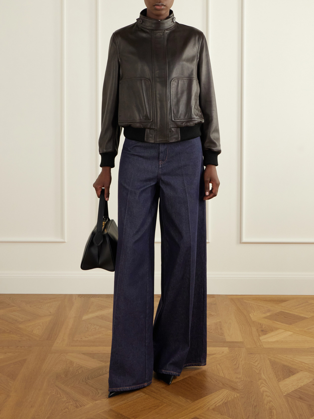 Quatto Mid-Rise Wide- Leg