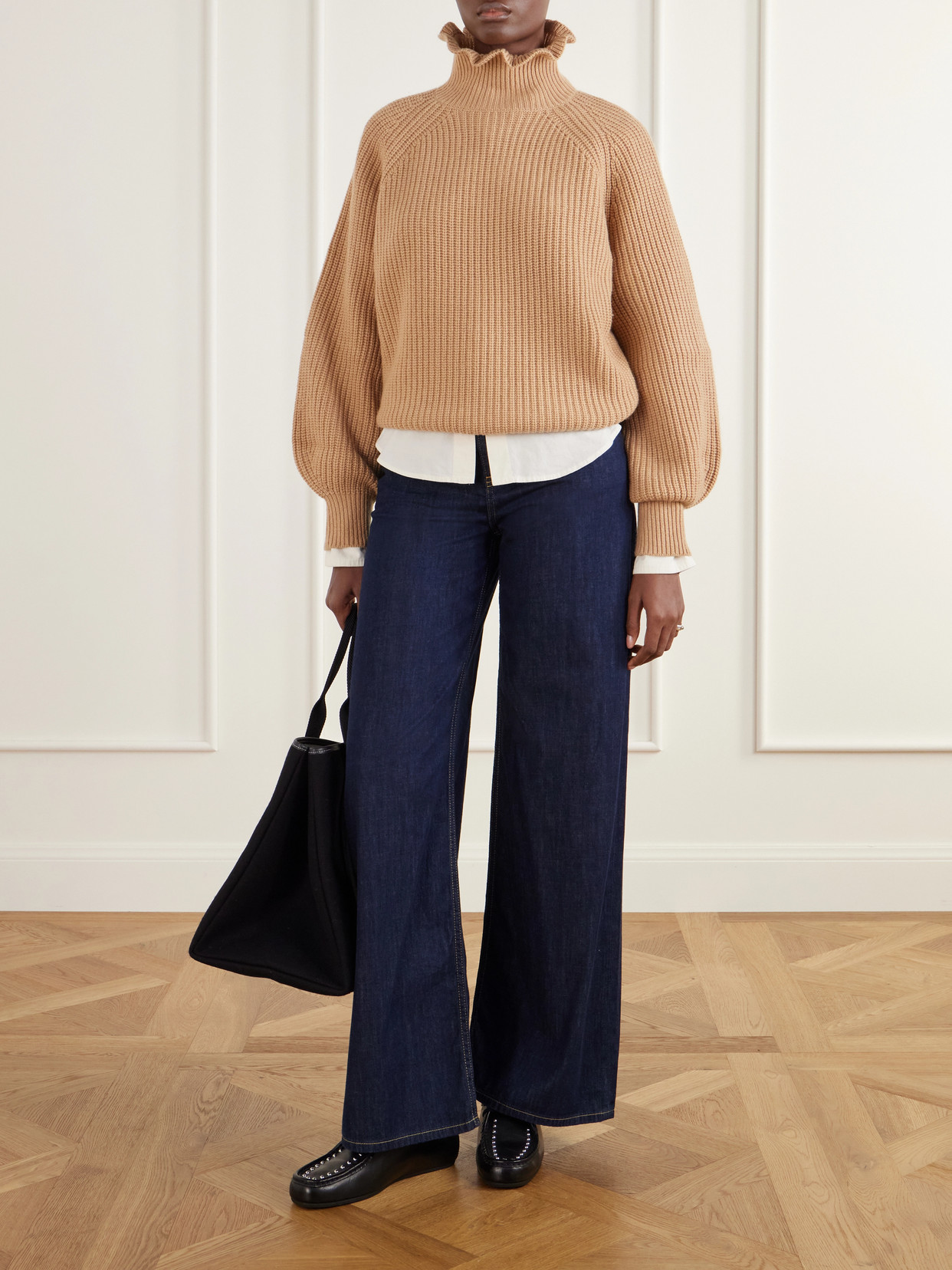 Pontile Ribbed Wool And Cashmere-Blend Turtleneck Sweater