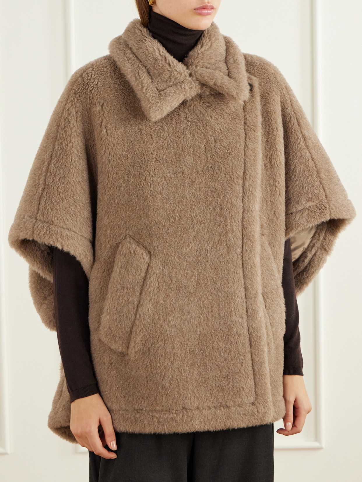 Alpaca, Cashmere And Silk-Blend Cape