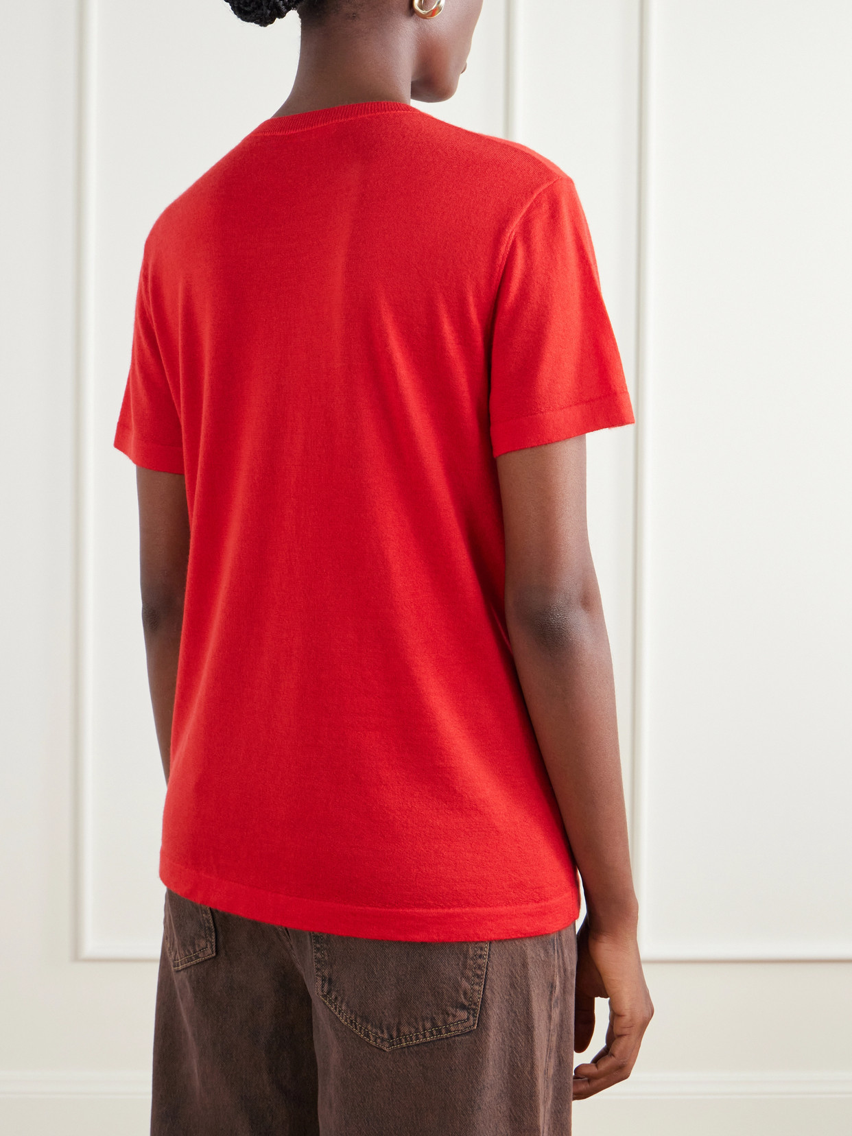Knitted Cashmere T-Shirt