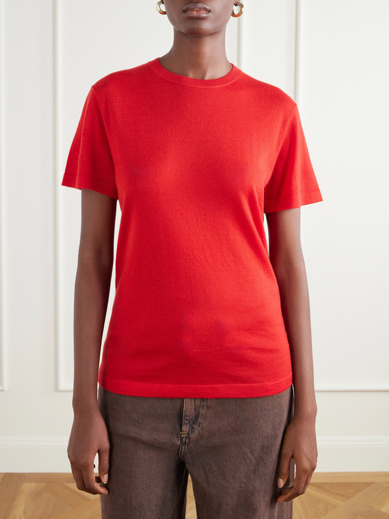 Knitted Cashmere T-Shirt