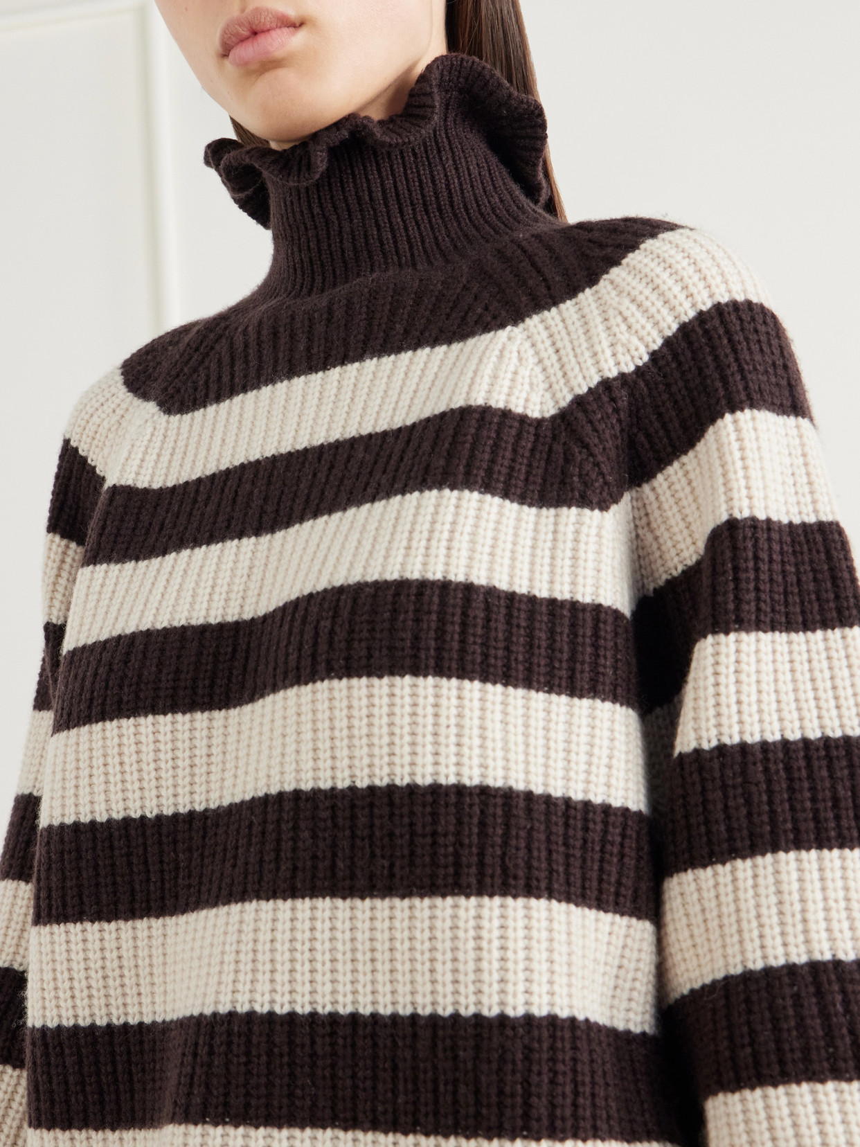 Pontile Ribbed Wool And Cashmere-Blend Turtleneck Sweater