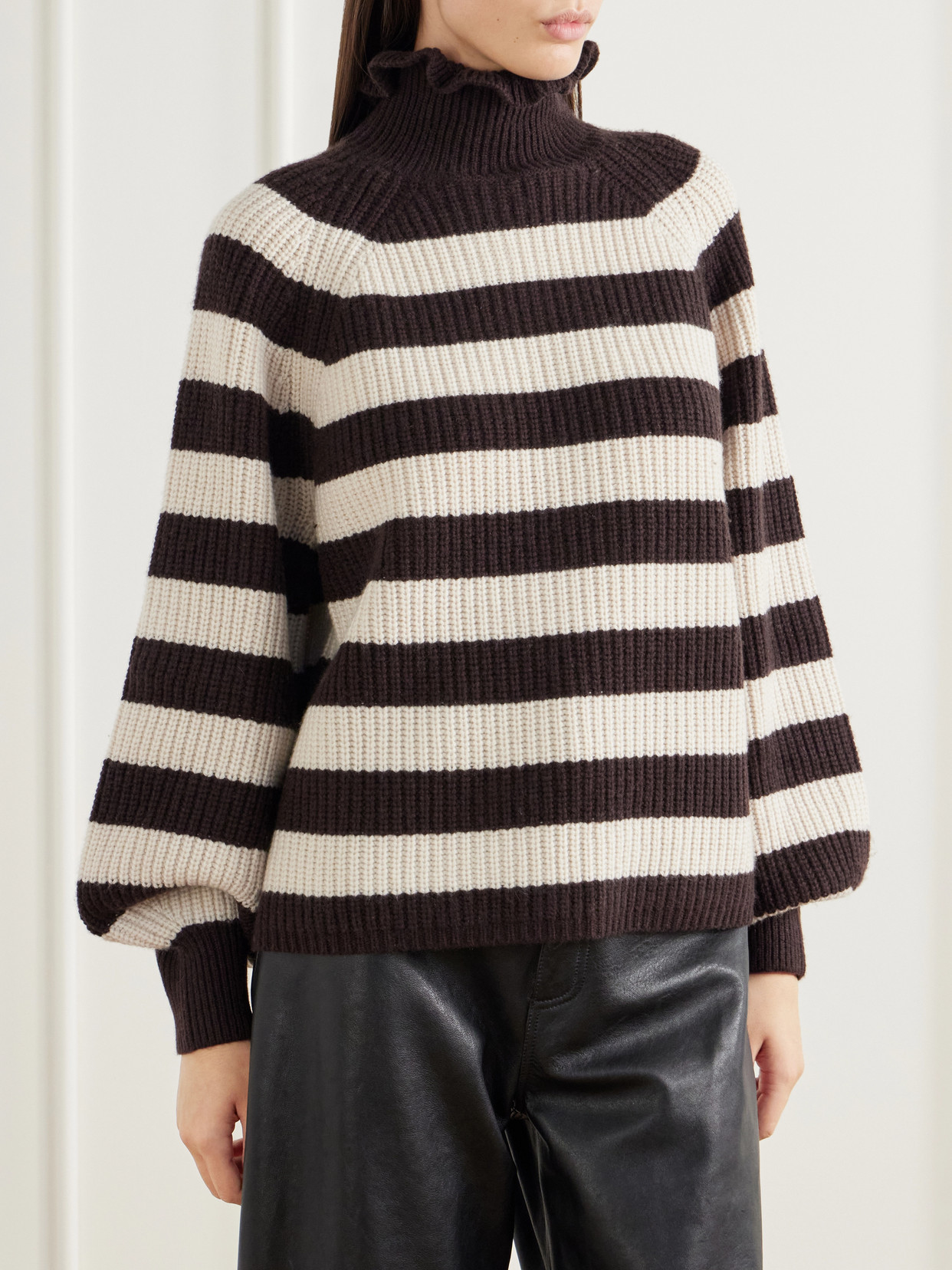 Pontile Ribbed Wool And Cashmere-Blend Turtleneck Sweater