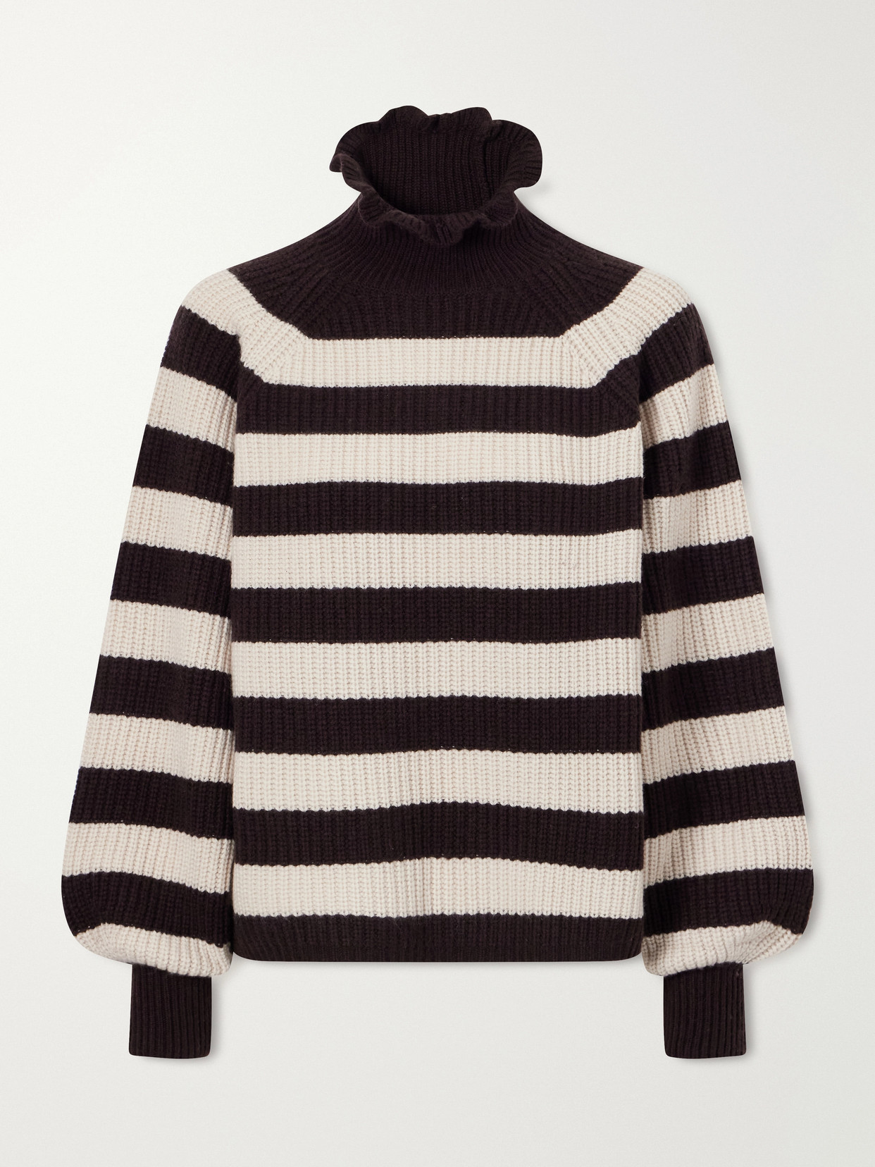 Pontile Ribbed Wool And Cashmere-Blend Turtleneck Sweater